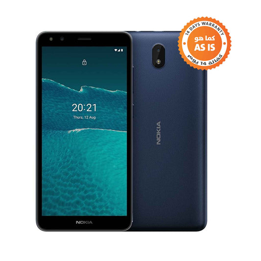 Nokia C1 2E TA-1380 - Dual SIM - 16GB 1GB - Mobile Phone - Blue - ( AS-IS )