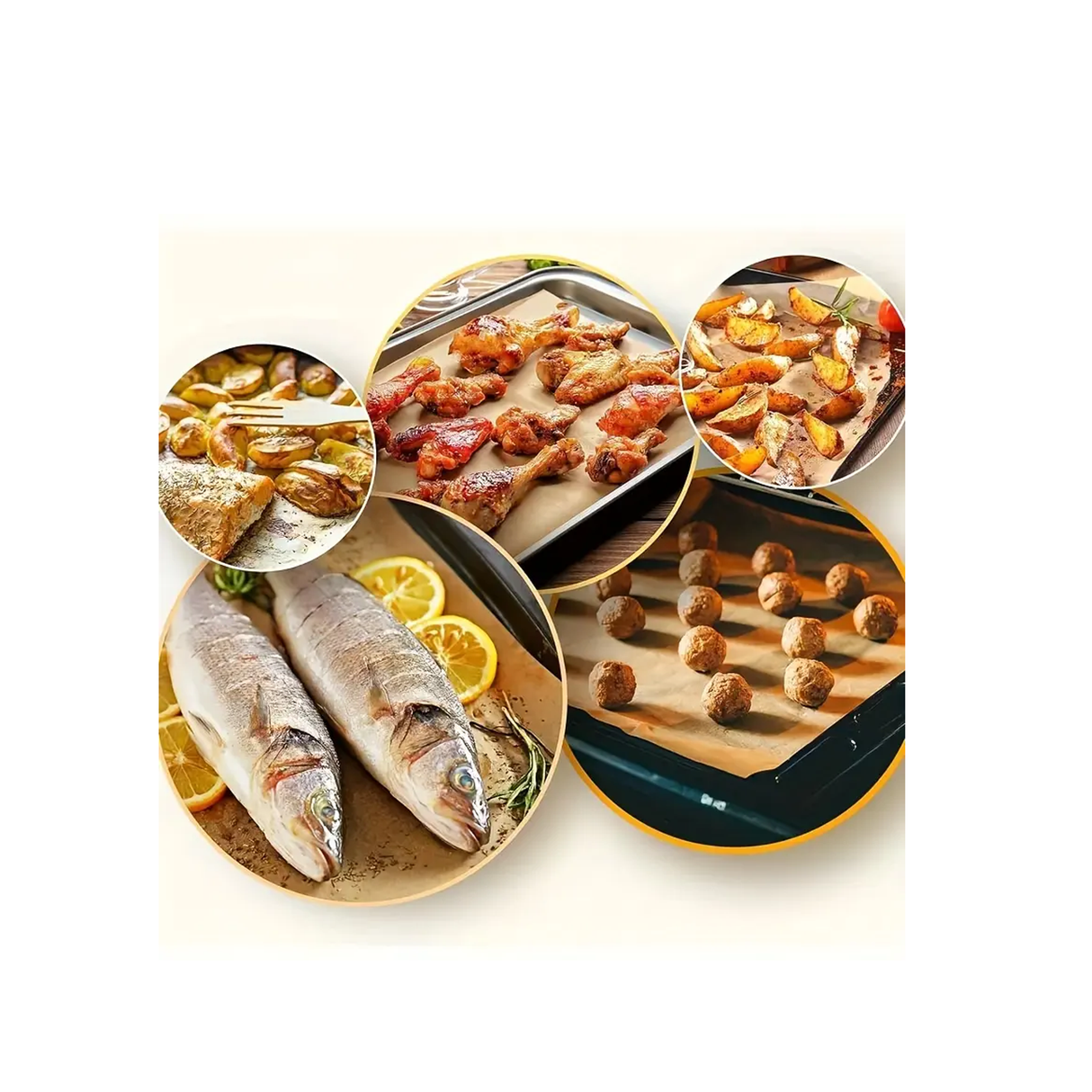 Non-Stick Baking Paper Roll 30cm x 10 Meters for Multi Purpose Usage for Oven & Cooking