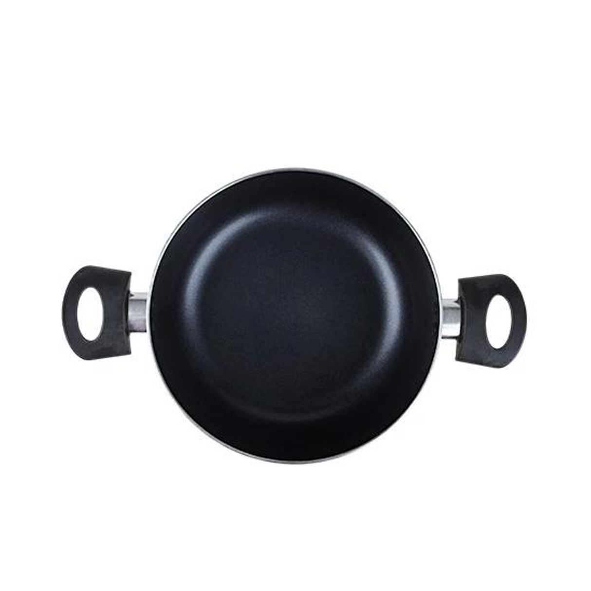 قدر/مقلاة للطهي بغطاء غير لاصق، بحجم 20 سم