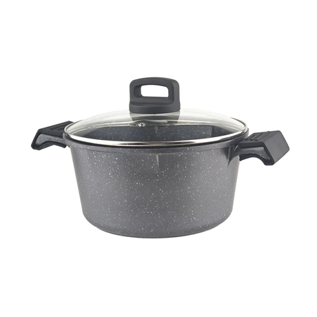 أو إس إف إي طقم أواني طهي جرانيت 11 قطعة – بني