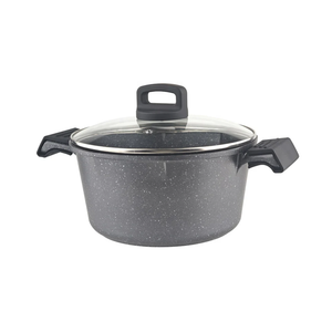 أو إس إف إي طقم أواني طهي جرانيت 11 قطعة – رمادي غامق