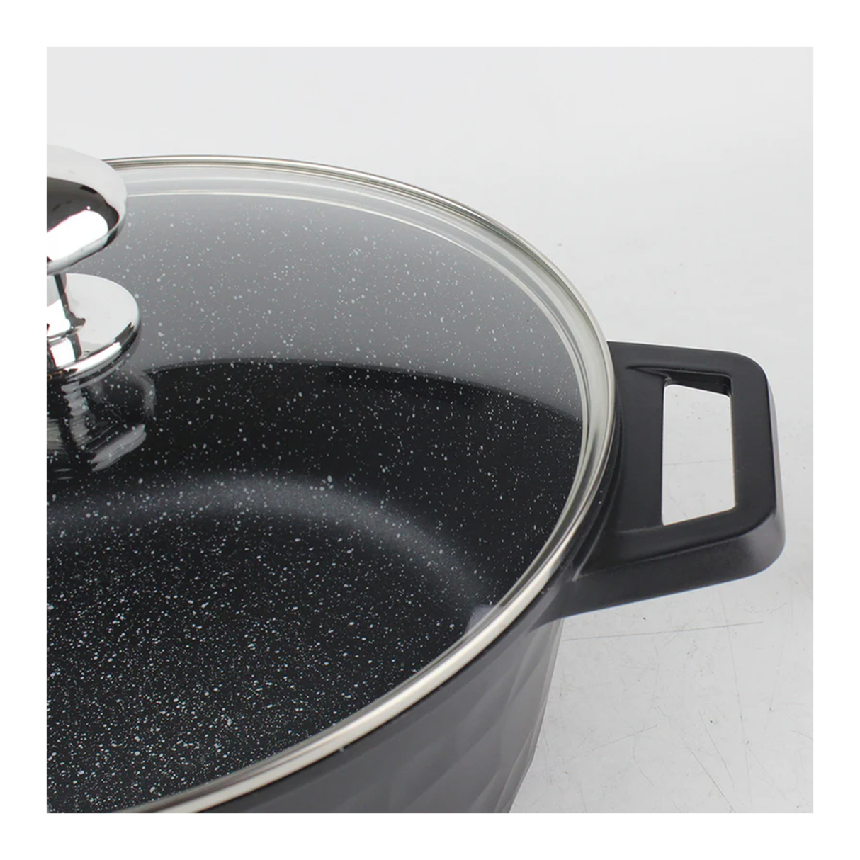 OSFE Granite Cookware Set 12 pcs - Black