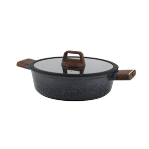 أو إس إف إي طقم أواني طهي رخامية 12 قطعة – أسود