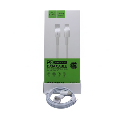 One Depot S36 PD 20W Cable Type-C To Type-C - White
