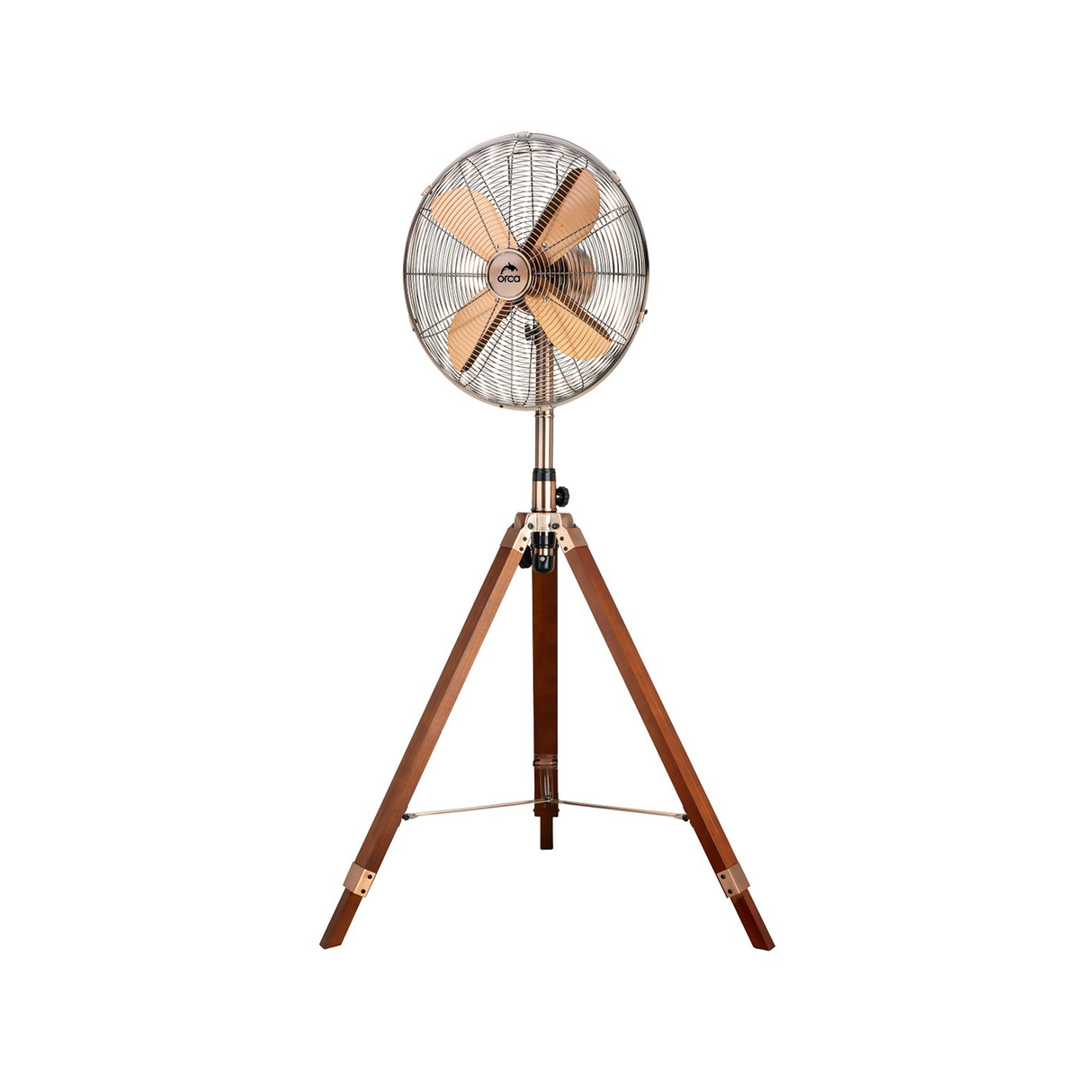Orca 16 Inch Adjustable Stand Fan Tripod Base - Copper - Zayoom