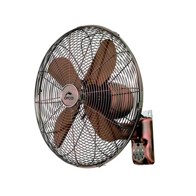 Orca 16 Inch Adjustable Wall Fan With Remote - Copper - Zayoom