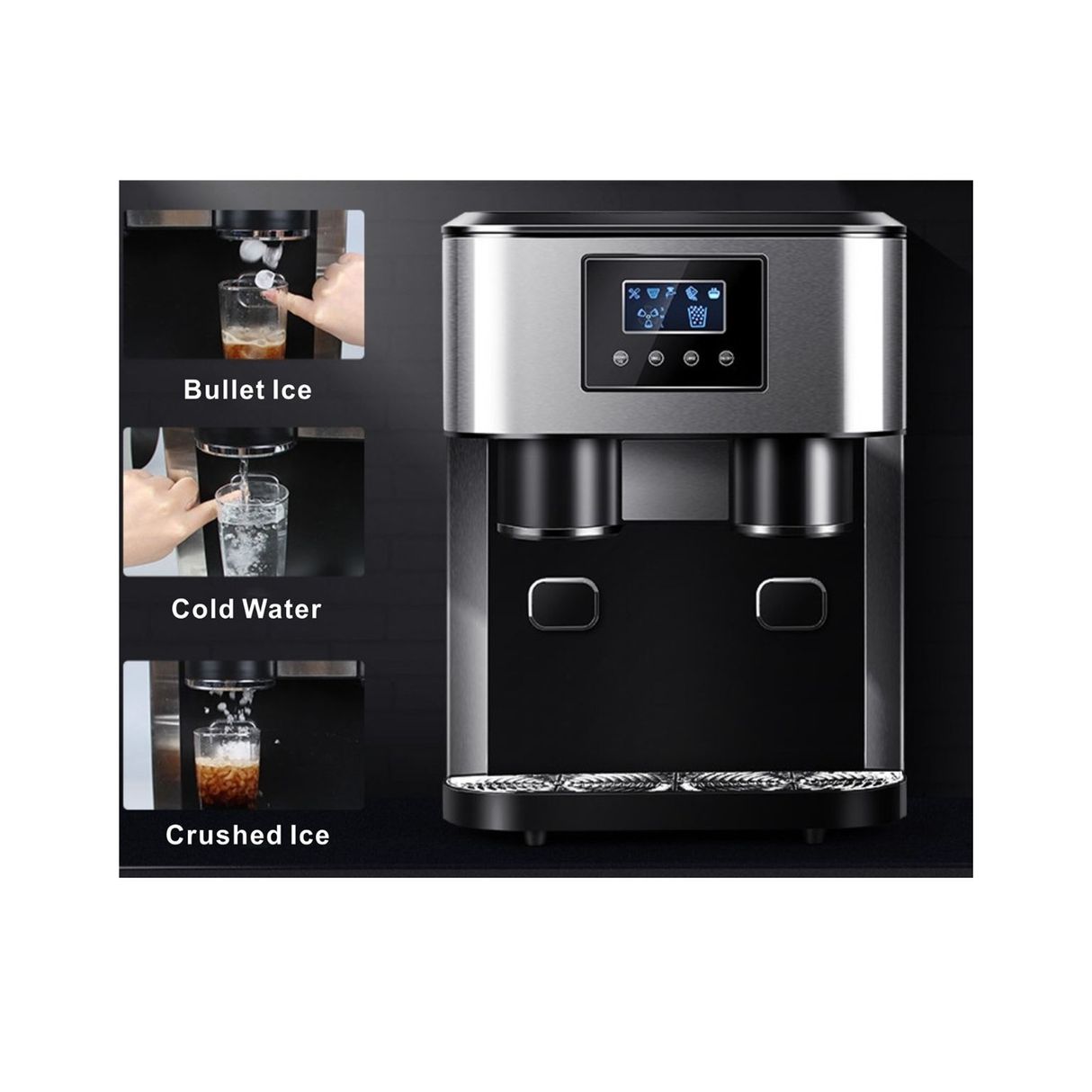Orca 3-in-1 Ice Maker 2L - Black