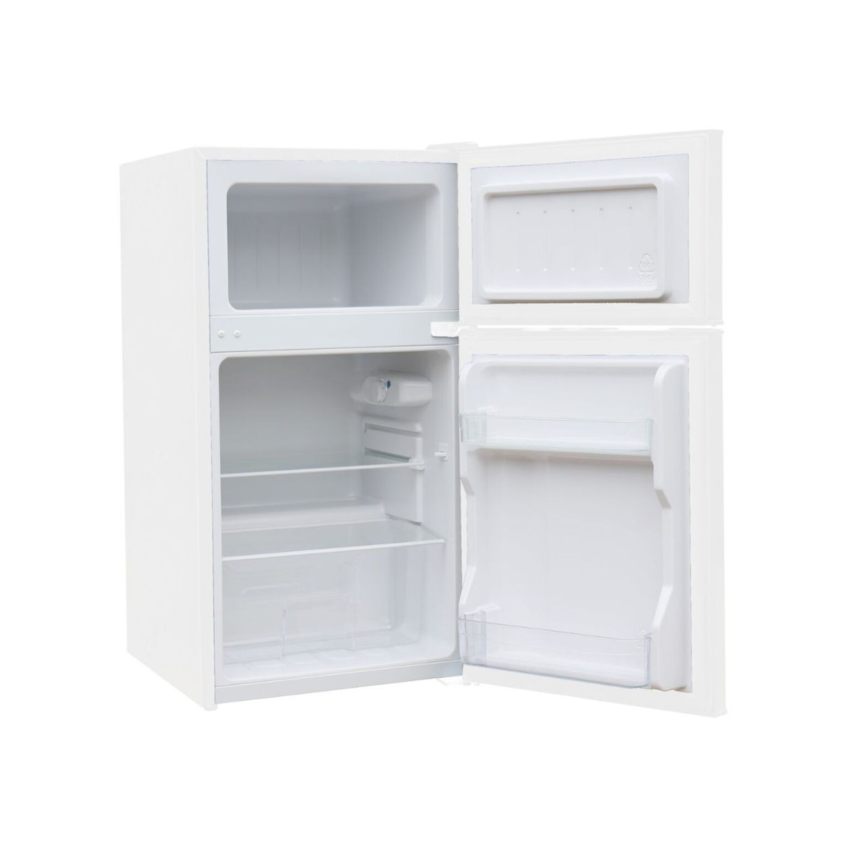 Orca Double Door Refrigerator 89 Liters 2.8 CFT - White - OR-BCD89WHT