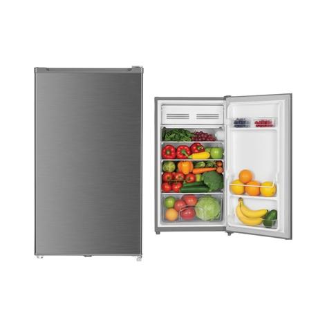 Orca Single Door Refrigerator 89 Liters 3.2 CFT - Silver