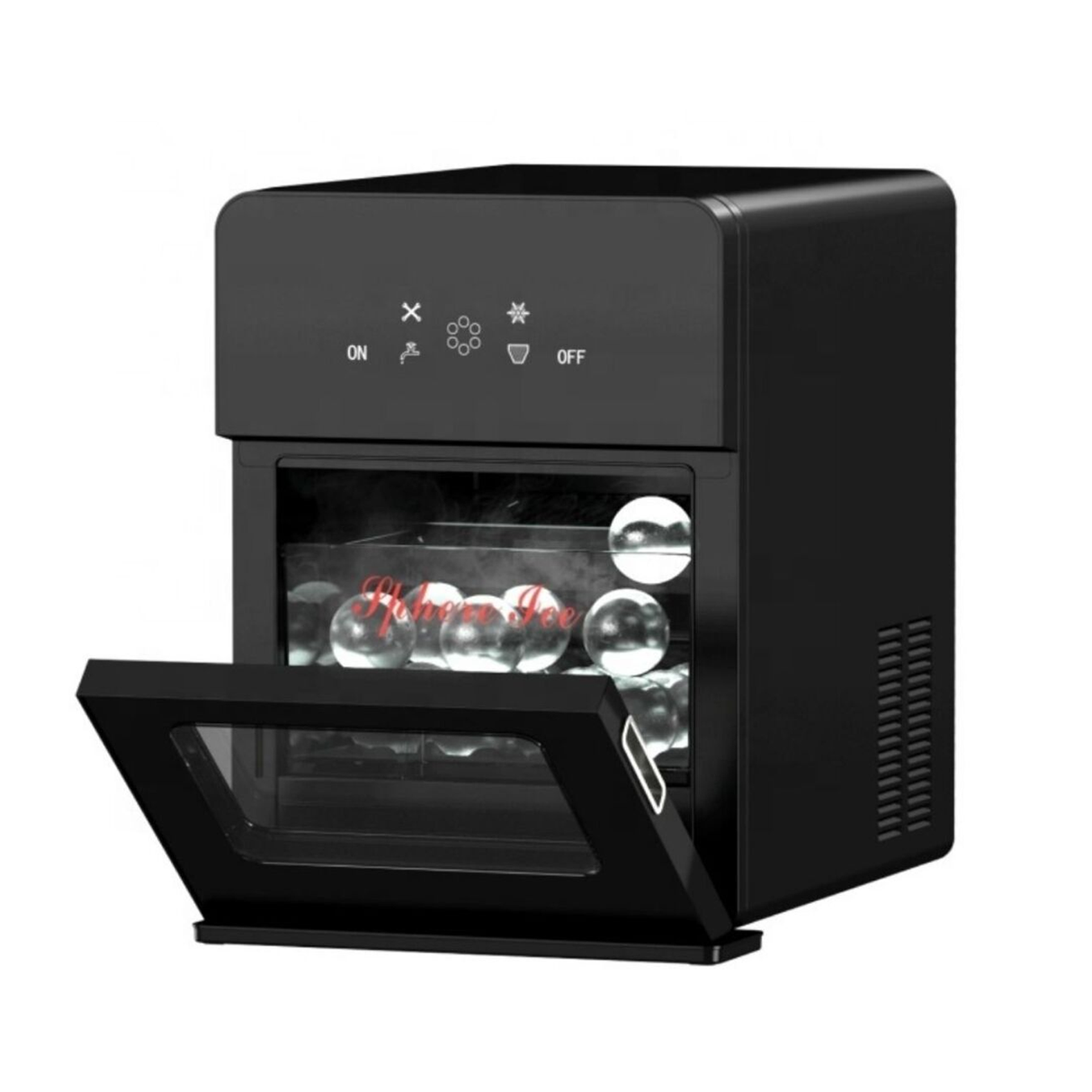 Orca Sphere Ice Maker 1.7L - Black - ORKIM001B