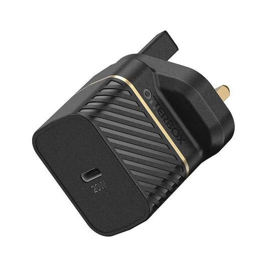 OtterBox UK Wall Charger 20W - 1X USB-C 20W USB-PD - Black