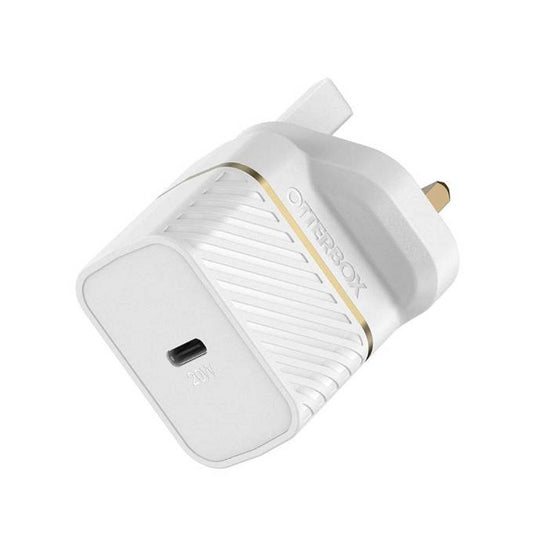 OtterBox UK Wall Charger 20W - 1X USB-C 20W USB-PD - White