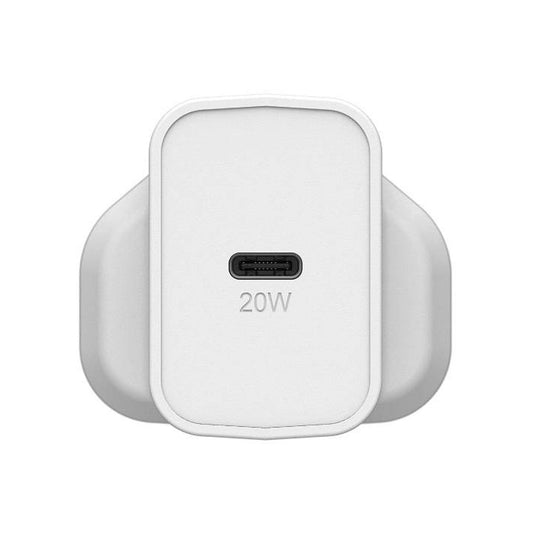 OtterBox UK Wall Charger 20W - 1X USB-C 20W USB-PD - White