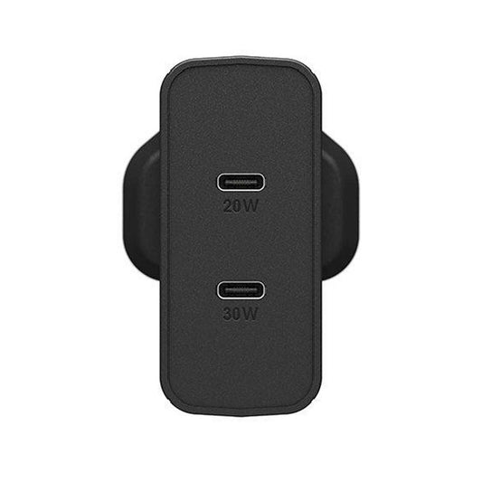 OtterBox UK Wall Charger 50W - 1X USB-C 30W + 1X USB-C 20W USB-PD