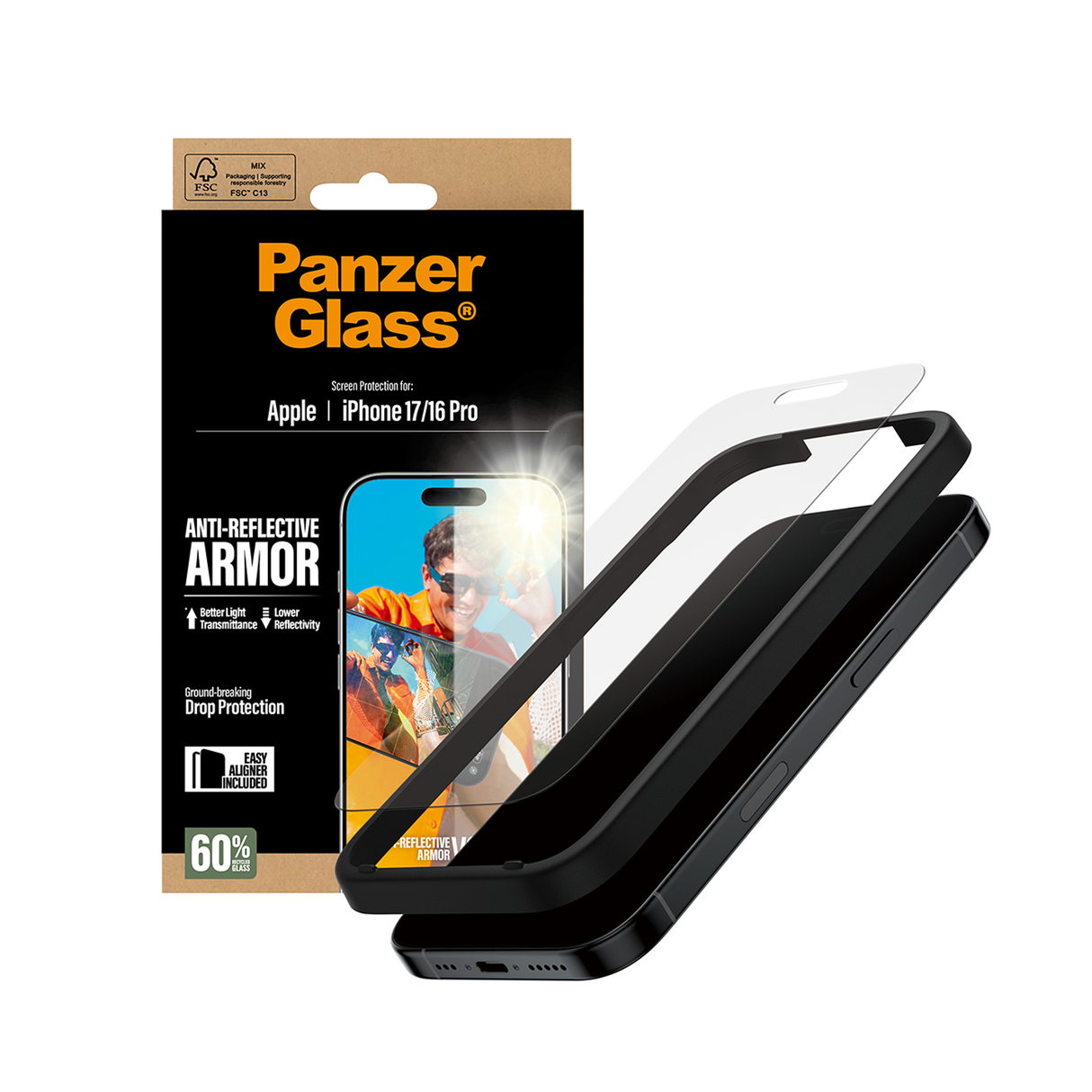PanzerGlass Anti Reflective Armor Screen iPhone 17 - 6.3 Inch