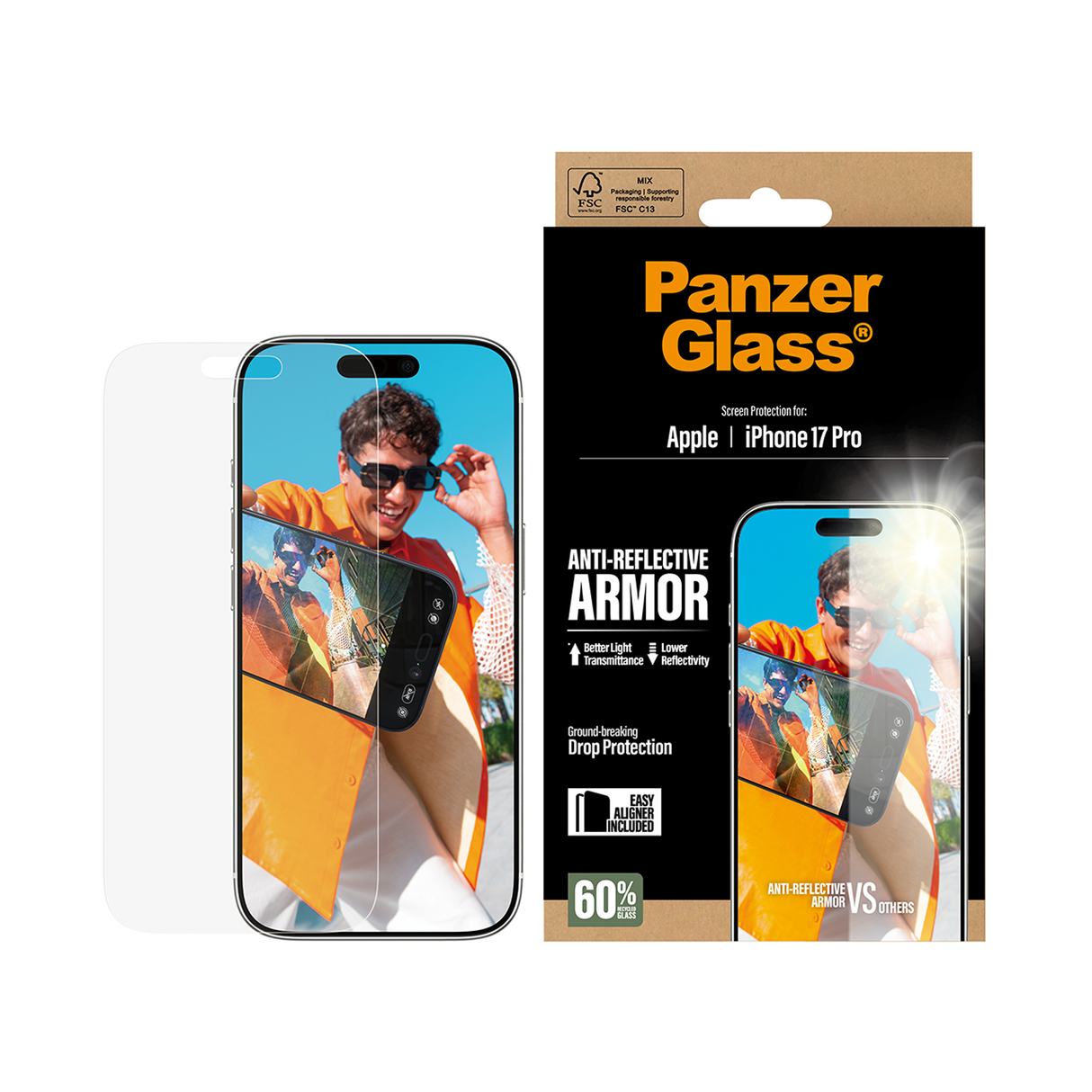PanzerGlass Anti Reflective Armor Screen iPhone 17 Pro 6.3 Inch