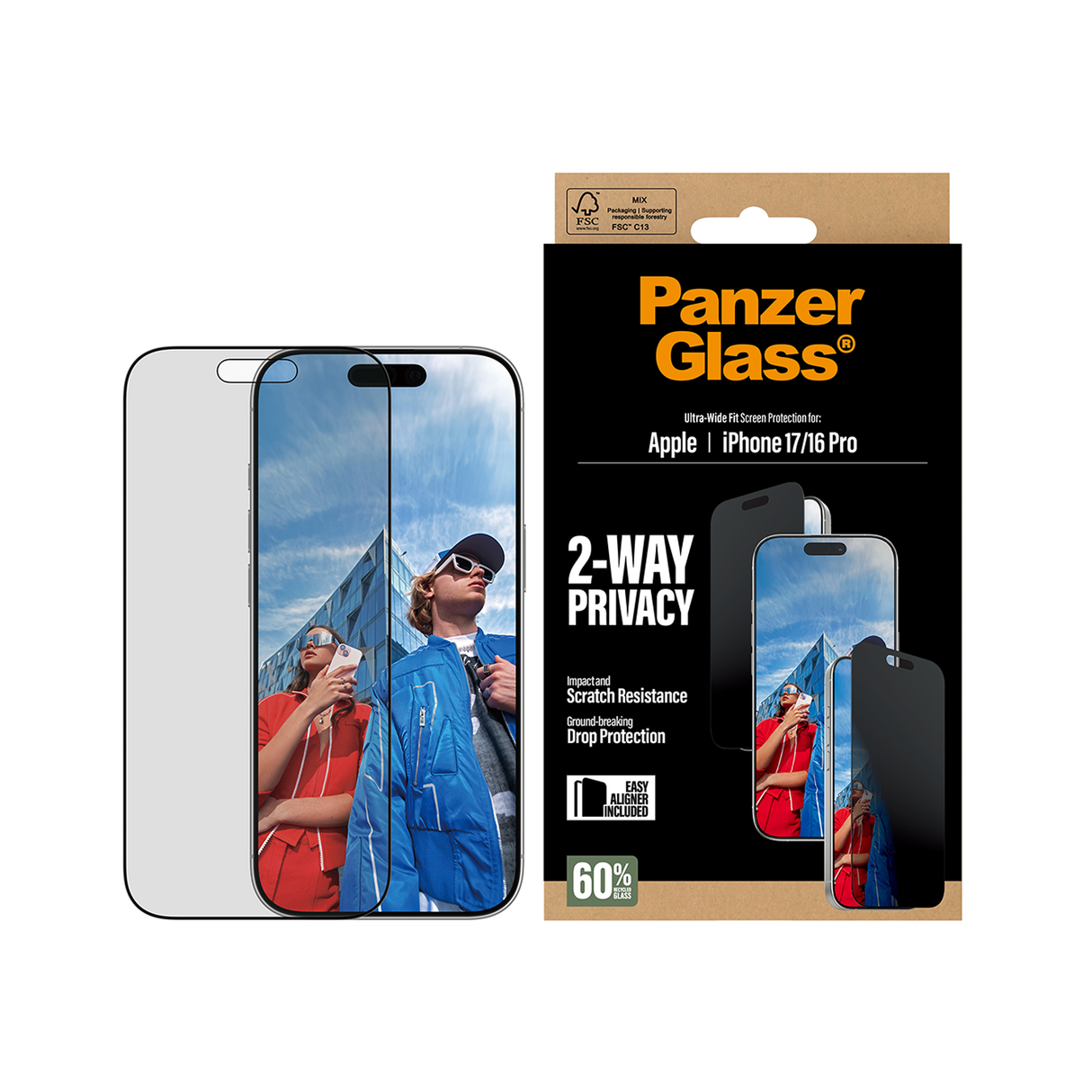 PanzerGlass Privacy Screen iPhone 17 - 6.3 Inch Ultra