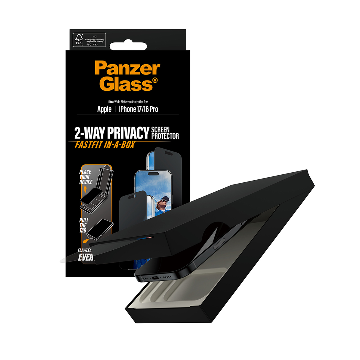 PanzerGlass Privacy Screen iPhone 17 - 6.3 Inch Ultra