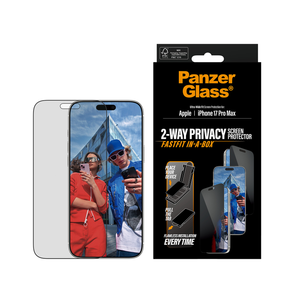 PanzerGlass Privacy Screen iPhone 17 Pro Max 6.9 Inch Ultra