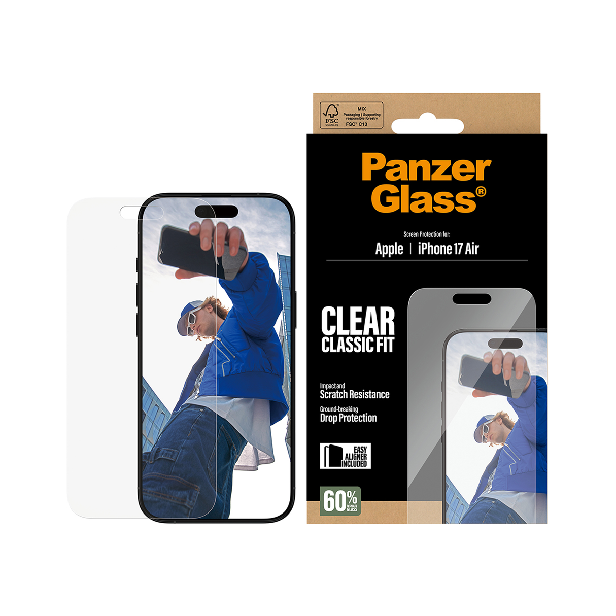 PanzerGlass Screen iPhone 17 Air 6.6 Inch Classic