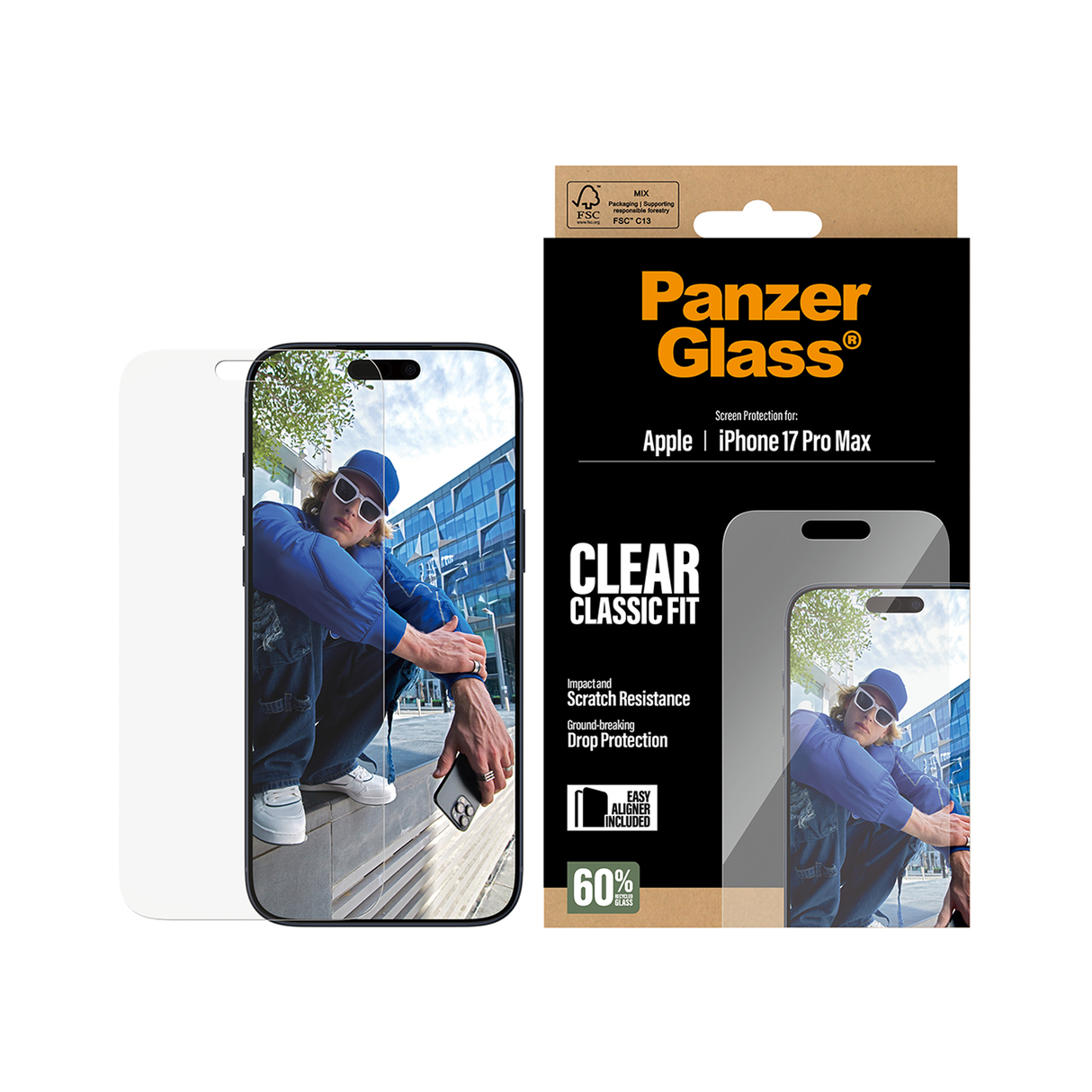 PanzerGlass Screen iPhone 17 Pro Max 6.9 Inch Classic