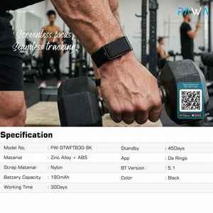 PAWA SprintFit Screenless Fitness Smart Bracelet