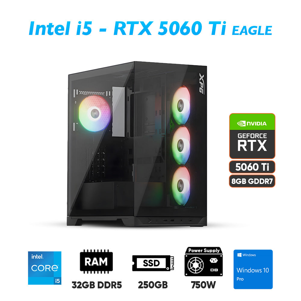 Gaming PC Build Intel i5 - RTX 5060 Ti EAGLE