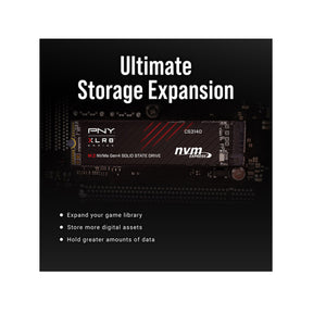 PNY XLR8 CS3140 2TB M.2 2280 PCIe Gen4X4 NVMe Internal SSD