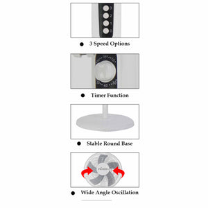 PRiMERA TEMPO 16 Inch Stand Fan - Zayoom