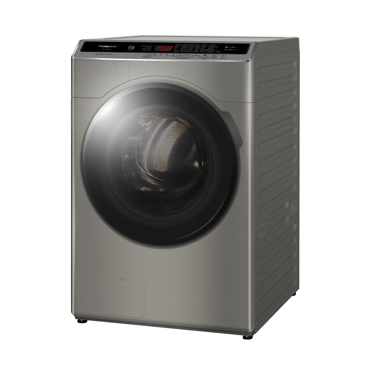Panasonic Front Load Washer 18kg Dryer 10kg - Silver