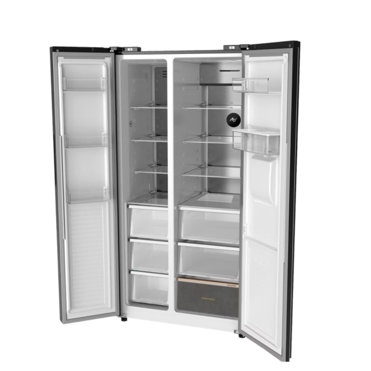 Panasonic Side By Side Refrigerator 610 Liters - Black