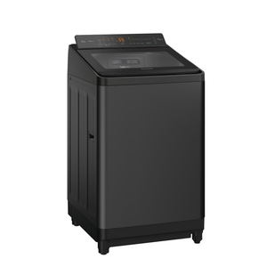 Panasonic Top Load Washer 14KG 10 Program - Black/Silver
