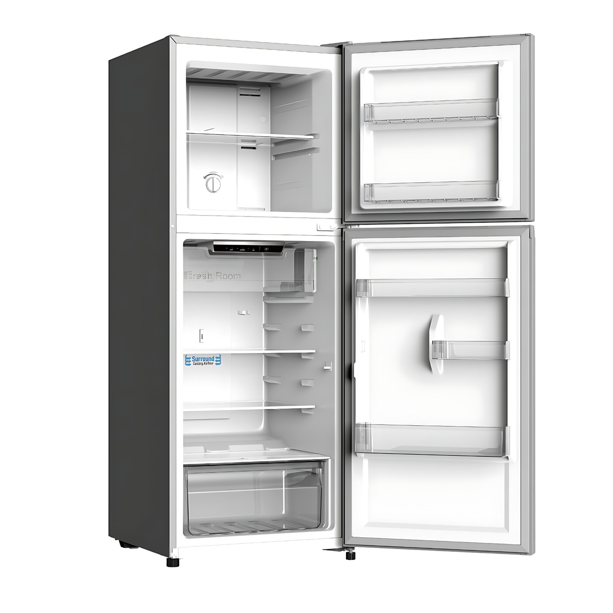 باناسونيك ثلاجة فريزر علوي سعة 201 لتر – فضي – NR-BC24VSSKW