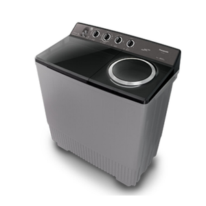 Panasonic Twin Tub Washing Machine 18KG - 13KG - Abaya Wash - Silver