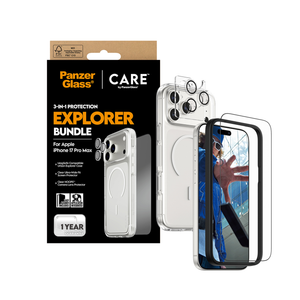 PanzerGlass CARE Explorer 3-in-1 Flagship Bundle iPhone 17 Pro Max 6.9 Inch