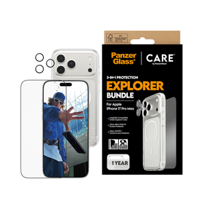PanzerGlass CARE Explorer 3-in-1 Flagship Bundle iPhone 17 Pro Max 6.9 Inch