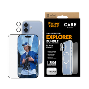 PanzerGlass CARE Explorer 3-in-1 Flagship Bundle iPhone 17 - 6.3 Inch
