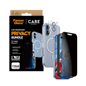 PanzerGlass CARE Explorer 3-in-1 Privacy Bundle iPhone 17 - 6.3 Inch