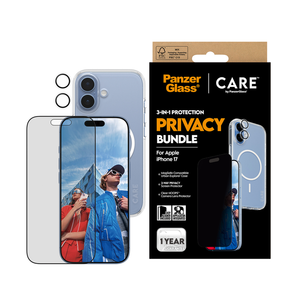 PanzerGlass CARE Explorer 3-in-1 Privacy Bundle iPhone 17 - 6.3 Inch