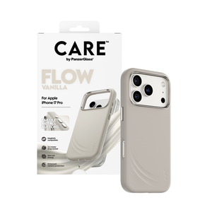 PanzerGlass CARE Feature FLOW Vanilla Case MagSafe iPhone 17 Pro 6.3 Inch