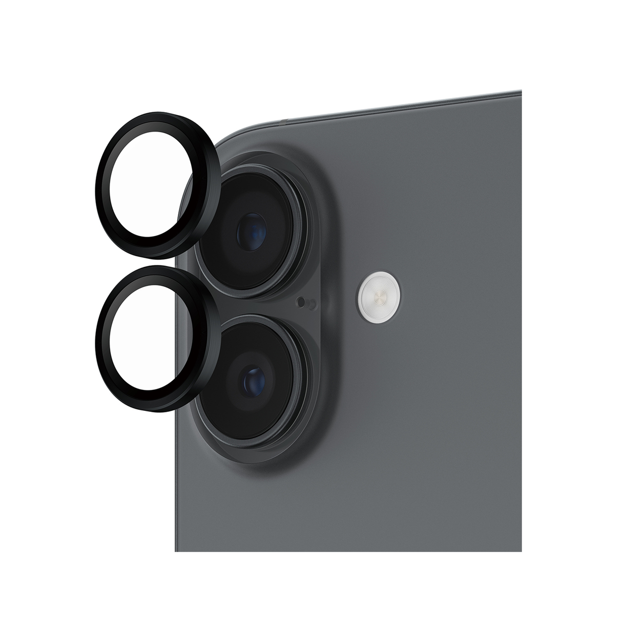 بانزر جلاس هووبز بلاك عدسة كاميرا متوافقة مع آيفون 17 - 6.3 بوصة