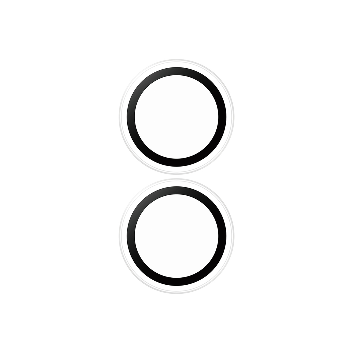 بانزر جلاس هووبز عدسة كاميرا شفافة متوافقة مع آيفون 17 - 6.3 بوصة