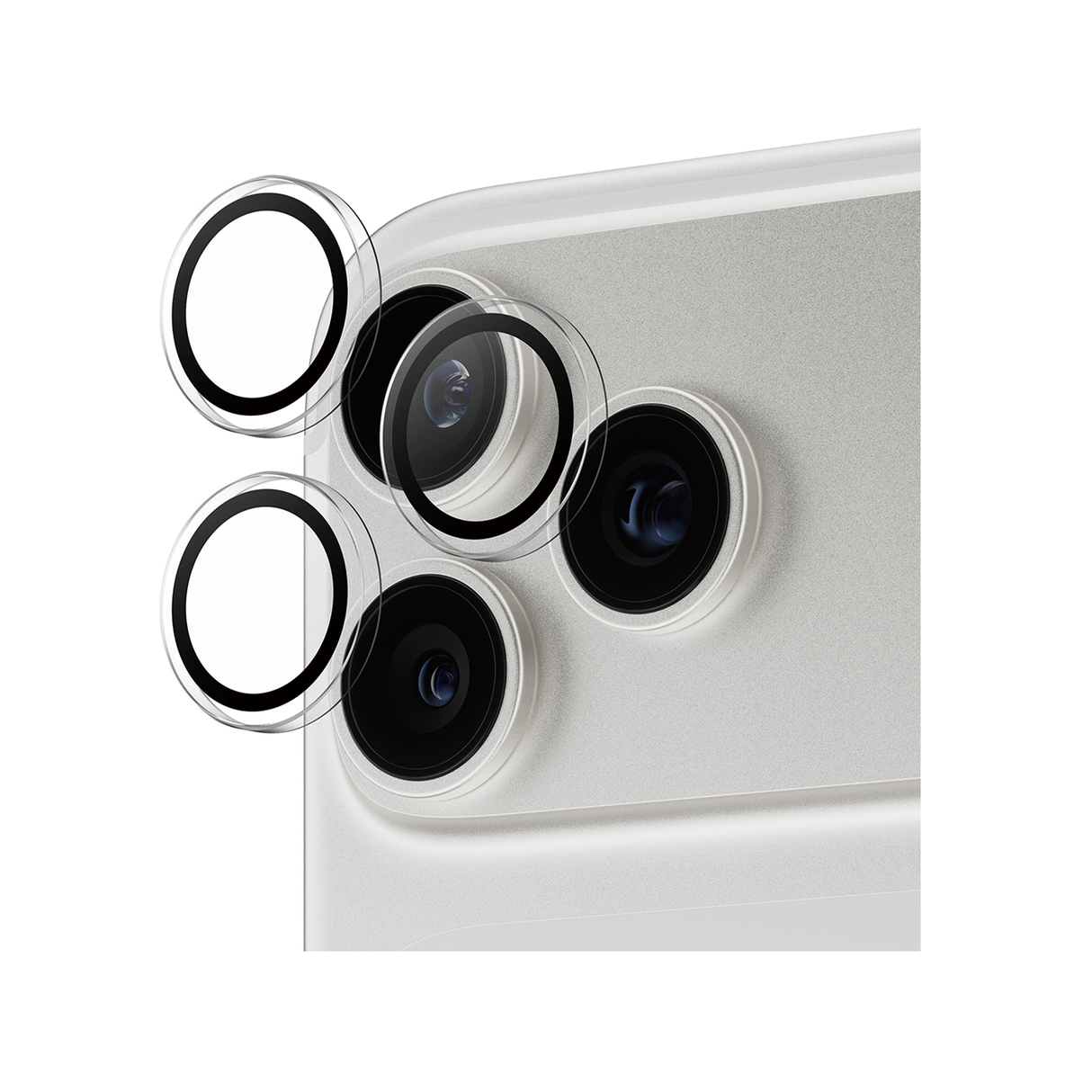 PanzerGlass Hoops Transparent Camera Lens iPhone 17 Pro/Pro Max 6.3/6.9 Inch