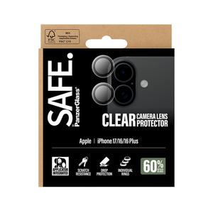PanzerGlass SAFE Camera Lens Transparent iPhone 17 - 6.3 Inch