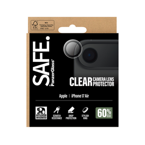 PanzerGlass SAFE Camera Lens Transparent iPhone 17 Air 6.6 Inch