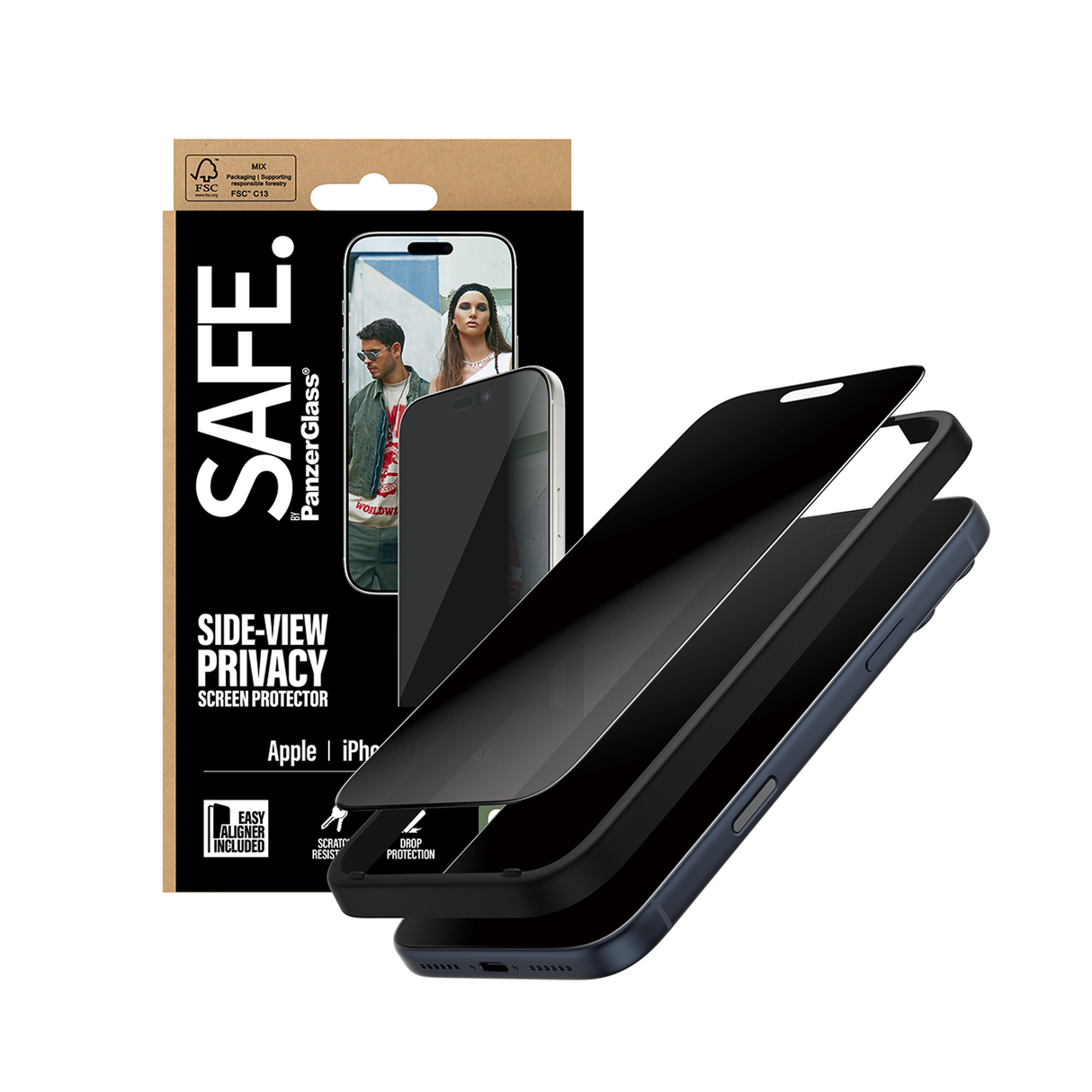 PanzerGlass SAFE Screen Privacy iPhone 17 Pro Max 6.9 Inch Ultra