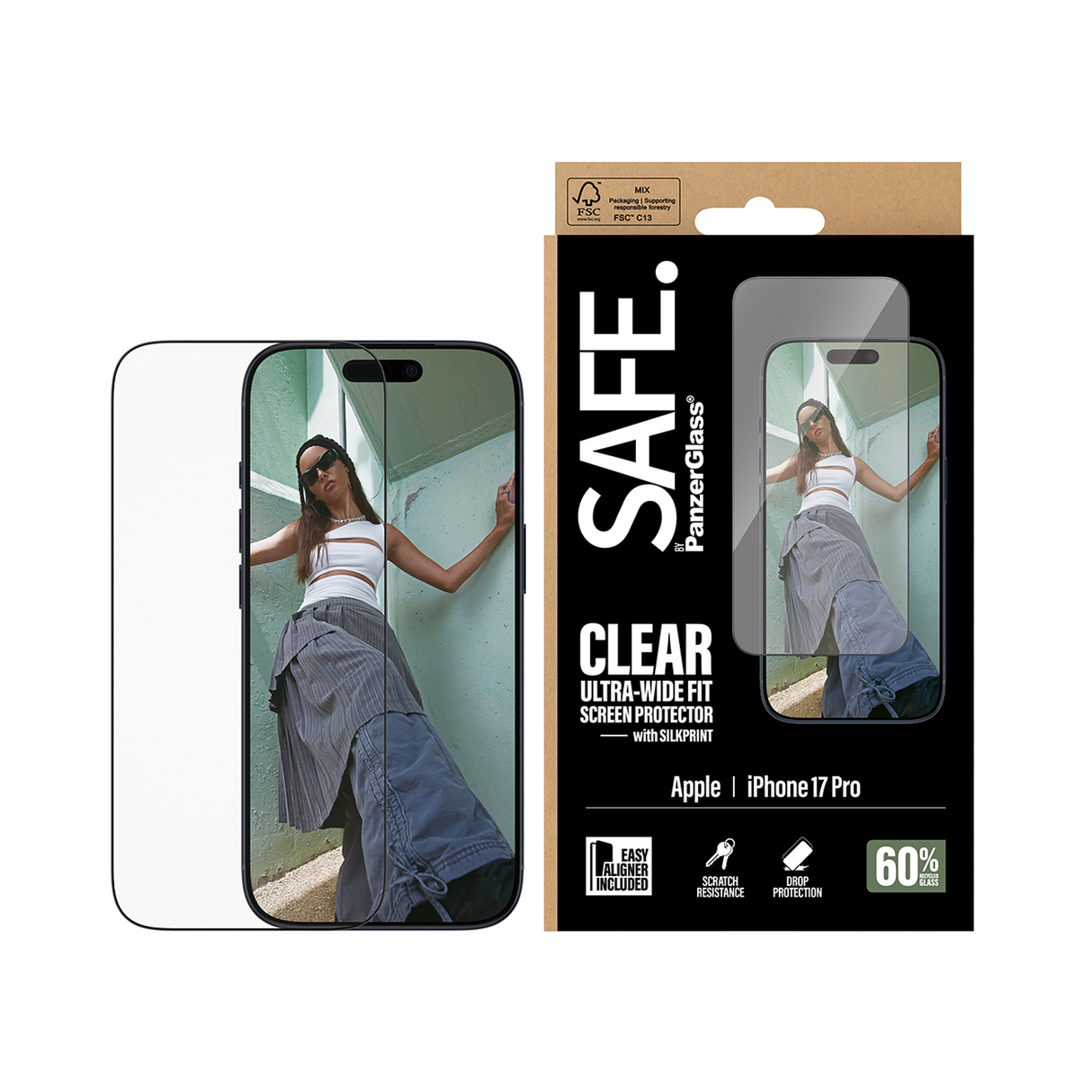 PanzerGlass SAFE Screen iPhone 17 Pro 6.3 Inch Ultra