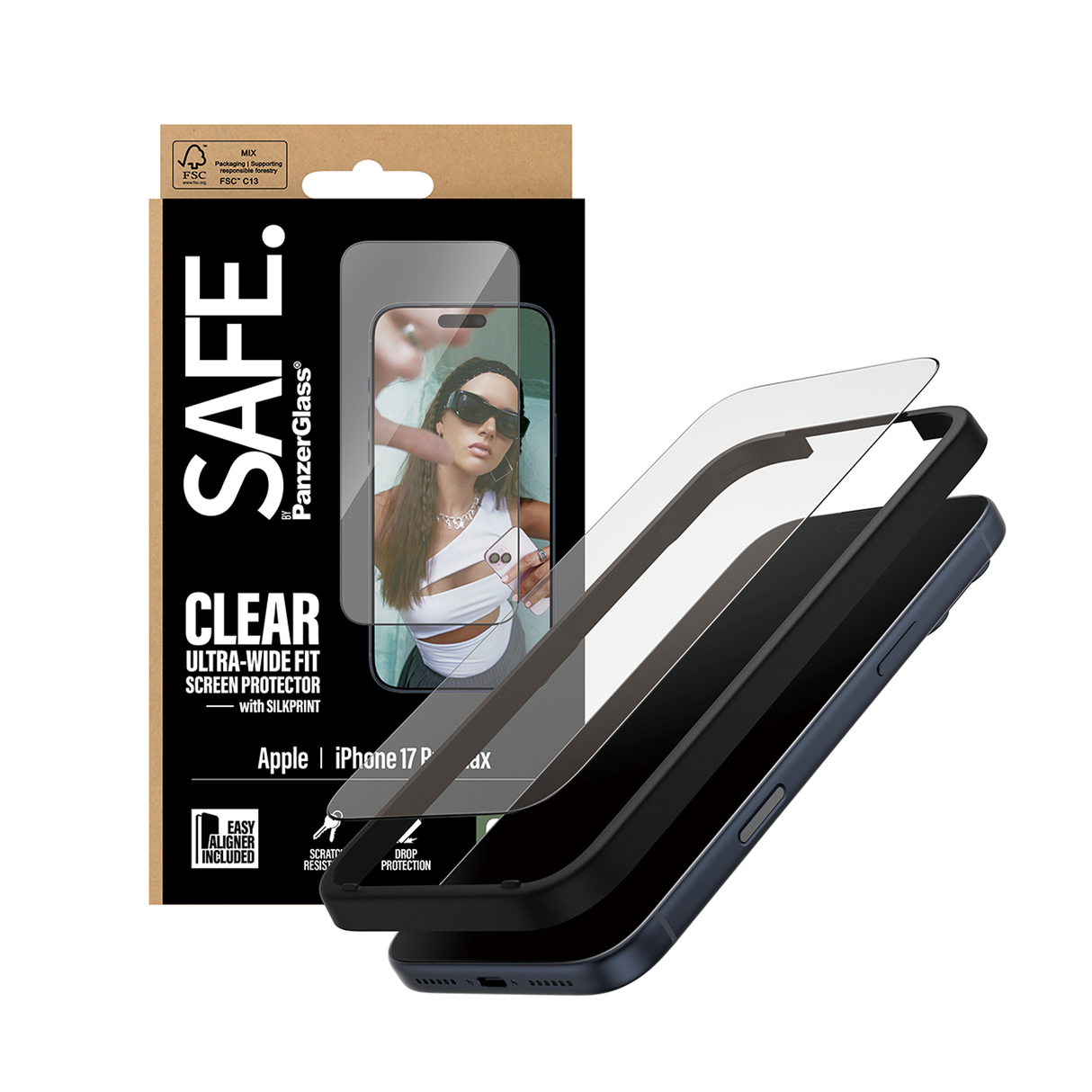 PanzerGlass SAFE Screen iPhone 17 Pro Max 6.9 Inch Ultra