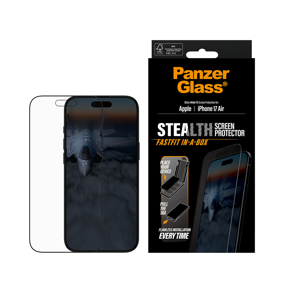 PanzerGlass Stealth Screen iPhone 17 Air 6.6 Inch Ultra