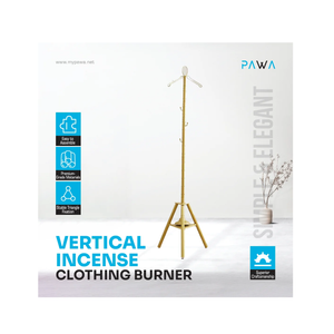 Pawa Vertical Incense Clothing Burner - Gold